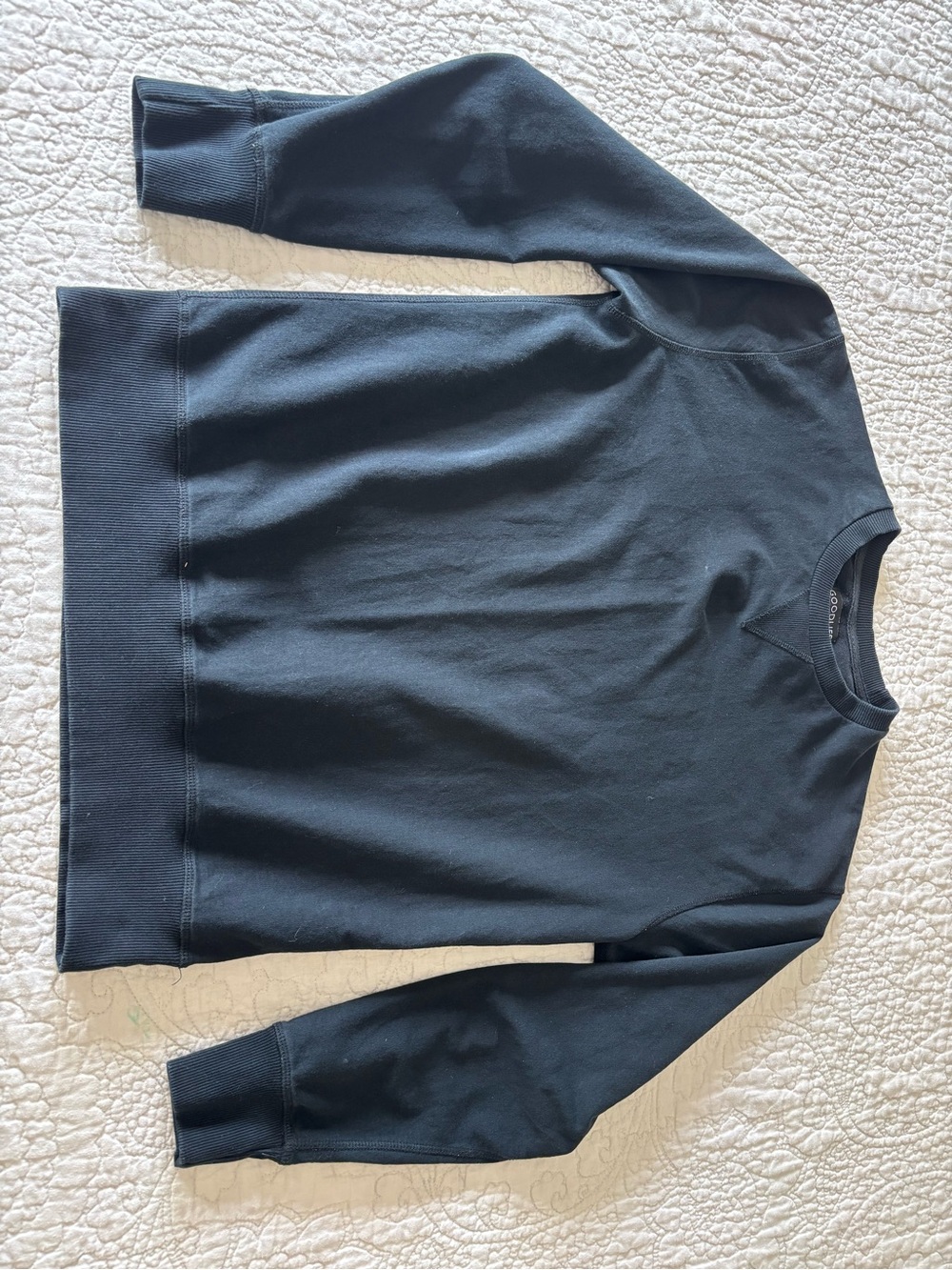 Men's Crewneck Sweatshirt - Black Medium